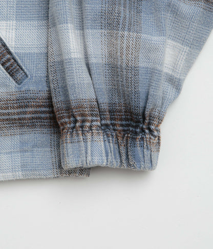 Yardsale Tartan Full-Zip Hoodie - Blue