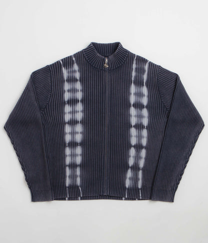 Yardsale Tie Dye Full Zip Sweatshirt - Navy