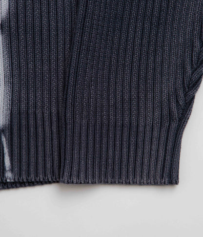 Yardsale Tie Dye Full Zip Sweatshirt - Navy