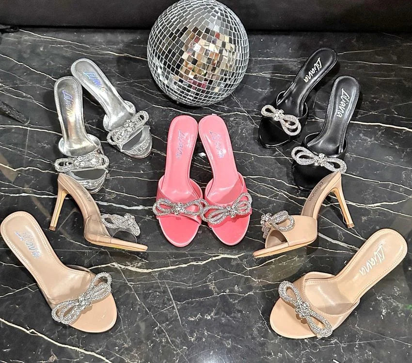 Zaha Slip On High Heels  (Nude)